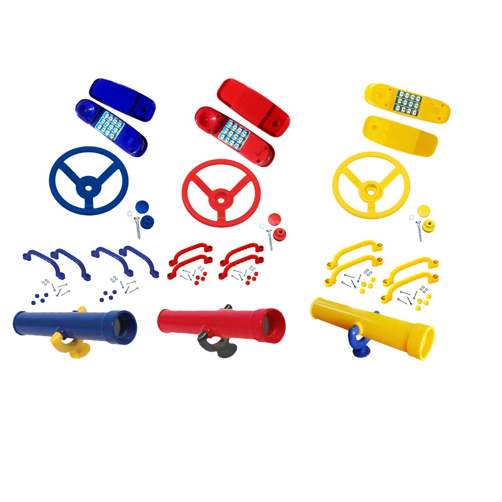 Kids Outdoor Climbing Frame - พวงมาลัยของเล่นสนามเด็กเล่นสําหรับเด็กอายุ 3 ปีขึ้นไป การเรียนรู้แบบโต้ตอบสําหรับเด็ก