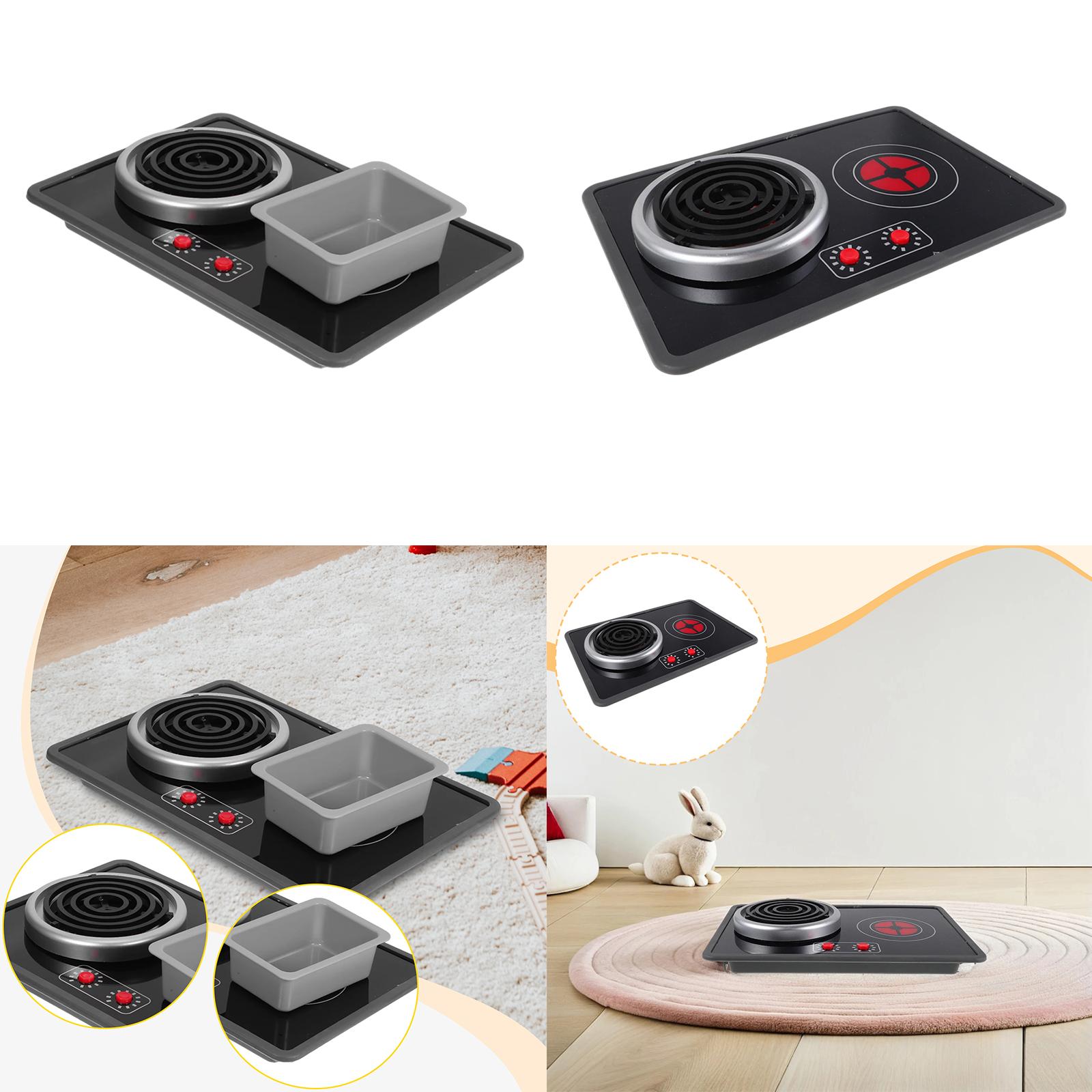 Kids Outdoor Kitchen Accessories - ชุดครัวของเล่นเด็กพร้อมไฟและเสียง เตาของเล่นพร้อมอุปกรณ์ทำอาหารสมจริง ของเล่นเสริมสร้างการเรียนรู้และการเล่นบทบาทสมมติสำหรับเด็กหญิงและเด็กชาย