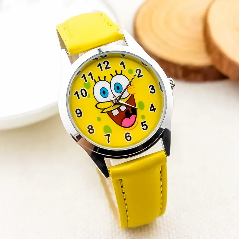 Kids Outdoor Kitchen Accessories - การ์ตูนสพันจ์บ็อบนาฬิกาข้อมือควอตซ์สำหรับเด็กแพทริค สตาร์อะนิเมะนาฬิกาน่ารักเด็กนาฬิกาข้อมืออิเล็กทรอนิกส์ของเล่นนาฬิกาของขวัญ