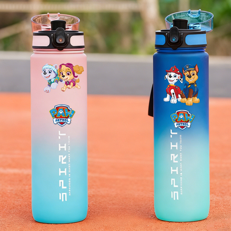 Kids Outdoor Kitchen Accessories - ขวดน้ำพลาสติก PAW Patrol ลายการ์ตูน ขนาด 800
