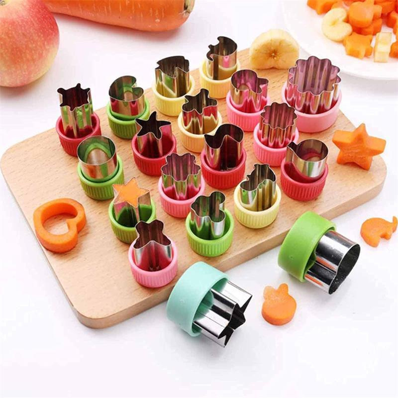 เครื่องตัดผักสแตนเลสรูปร่างชุด - Kids Outdoor Kitchen Accessories บทวิจารณ์และราคา