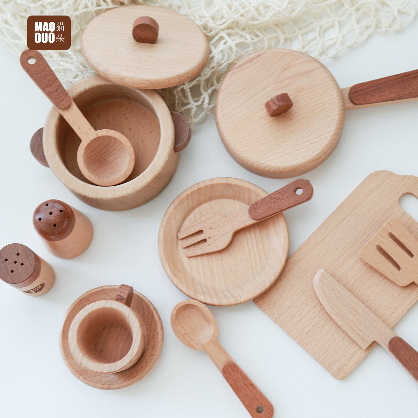 ชุดครัวไม้บีชสำหรับเด็กของเล่น - Kids Outdoor Kitchen Accessories บทวิจารณ์และราคา