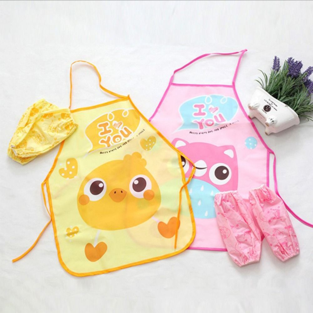 ผ้ากันเปื้อนกันน้ำลายการ์ตูนสำ - Kids Outdoor Kitchen Accessories บทวิจารณ์และราคา