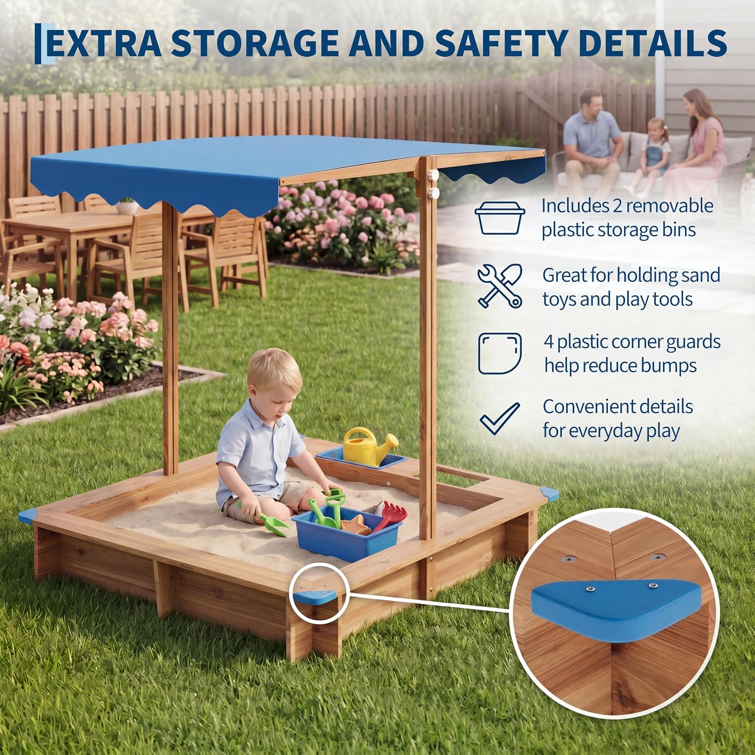 หลุมทรายกลางแจ้งสำหรับเด็ก สนา - Kids Outdoor Area บทวิจารณ์และราคา